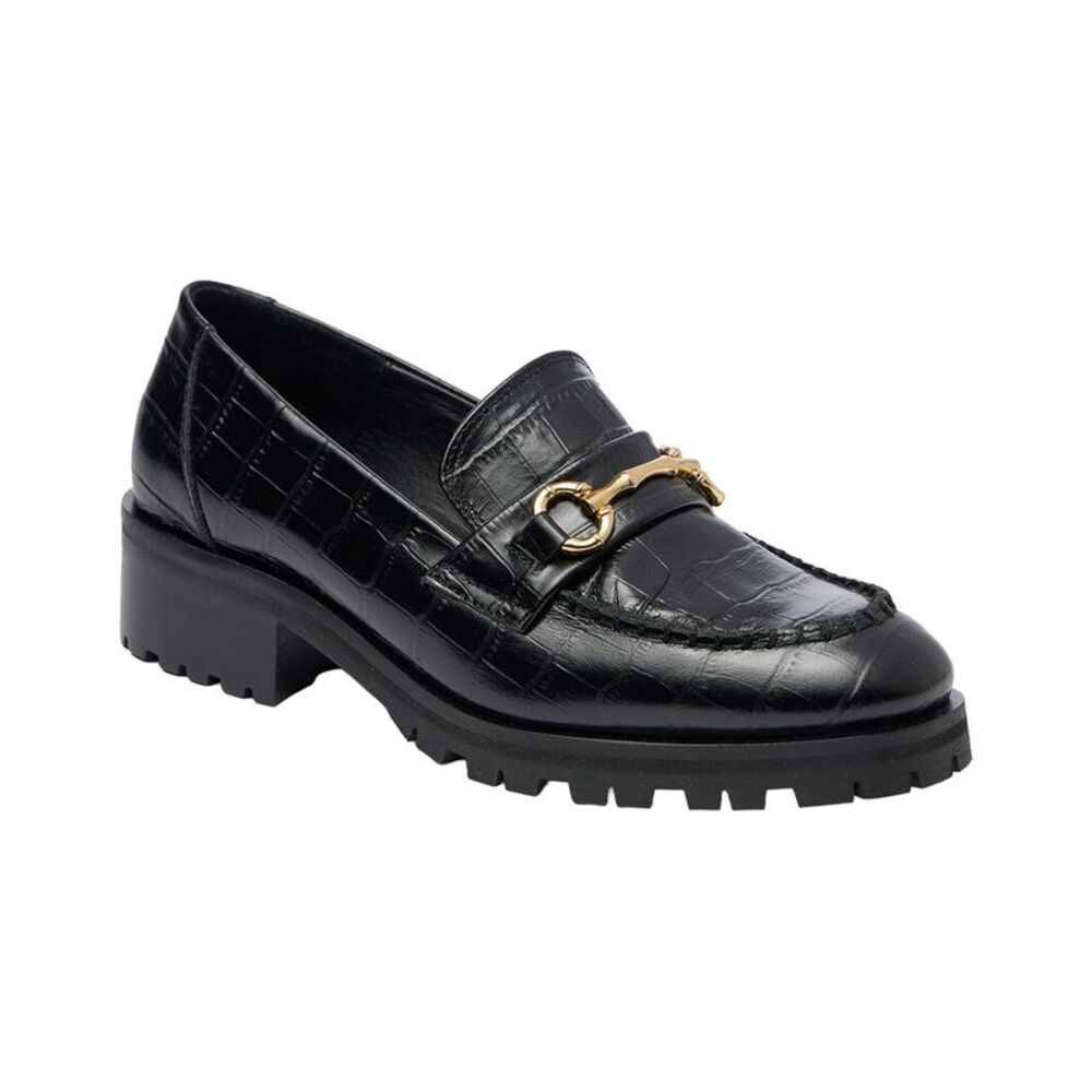 J.Mclaughlin Monika Leather Loafer, Black
